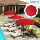 Outsunny UPF 50+ Replacement Parasol Canopy Parasol Cover Replacement