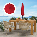 Outsunny UPF 50+ Replacement Parasol Canopy Parasol Cover Replacement