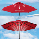 Outsunny UPF 50+ Replacement Parasol Canopy Parasol Cover Replacement