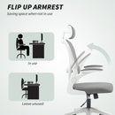 HOMCOM Executive Mesh Office Chair with Headrest, Lumbar Support