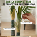 HOMCOM 150cm Artificial Palm Tree With 16 PEVA Leaves In Pot, Green