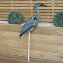 65cm Tall Plastic Heron Bird Deterrent Garden Pest Control Ornament