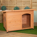 72cm X 1.04m Medium Outdoor Garden Cosy Wooden Dog House Kennel With Window