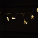 80 LED (2m) Outdoor Warm White Star Cluster Christmas Lights Microbrights Timer