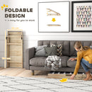 PawHut Dog Ramp For Couch, 4 Adjustable Height Dog Climbing Ladder For Bed