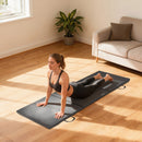 HOMCOM 6FT Foldable Gymnastics Mat, Tri-Fold 2" Thick Crash Mat, Grey