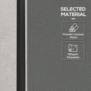 Outsunny Garden Screen with Wheels, 6ft Rolling Privacy Room Divider, Dark Grey