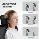 HOMCOM High Back Mesh Computer Desk Chair With Lumbar Support, Black