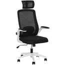 HOMCOM Executive Mesh Office Chair with Headrest, Lumbar Support, Grey