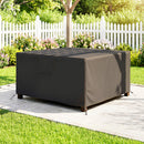 Outsunny Garden Furniture Cover, 420D Waterproof, 125 X 125 X 74 Cm, Black