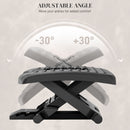 Foot Rest For Under Desk With Massage Function, Adjustable Angle And Height