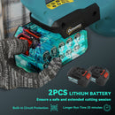 Outsunny Cordless Hedge Trimmer With 51cm Blade, Brushless Motor