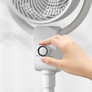 HOMCOM Pedestal Fan, Air Circulation Fan With Oscillating, Tilt, For Home