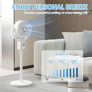 HOMCOM Pedestal Fan, Air Circulation Fan With Oscillating, Tilt, For Home