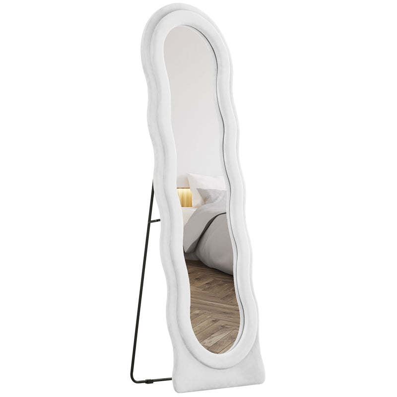 HOMCOM Full Length Mirror, Standing, Leaning or Wall Mirror