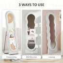 HOMCOM Full Length Mirror, Standing, Leaning or Wall Mirror