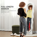 HOMCOM Full Length Mirror, Standing, Leaning or Wall Mirror