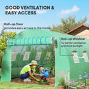 Outsunny 4 X 3 X 2m Greenhouse Replacement Cover ONLY For Tunnel Greenhouse