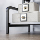 HOMCOM 3-Tier Storage Shelf, Metal Shelves For Storage For Home Office, White