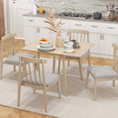 Extendable Kitchen Table For 2-4, Folding Drop Leaf Dining Table For Small Space
