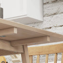 Extendable Kitchen Table For 2-4, Folding Drop Leaf Dining Table For Small Space