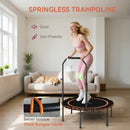 SPORTNOW 40'' Foldable Fitness Trampoline Rebounder with Handle