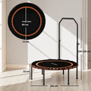 SPORTNOW 40'' Foldable Fitness Trampoline Rebounder with Handle