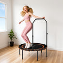 SPORTNOW 40'' Foldable Fitness Trampoline Rebounder with Handle