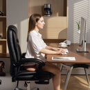 HOMCOM Office Chair, Computer Desk Chair With Spring Cushion, Black