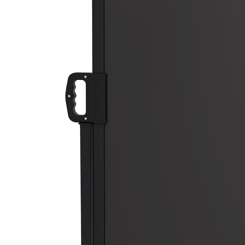 Outsunny Side Awning Retractable, Privacy Screen, 400x160cm