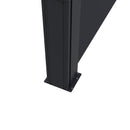 Outsunny Side Awning Retractable, Privacy Screen, 400x160cm