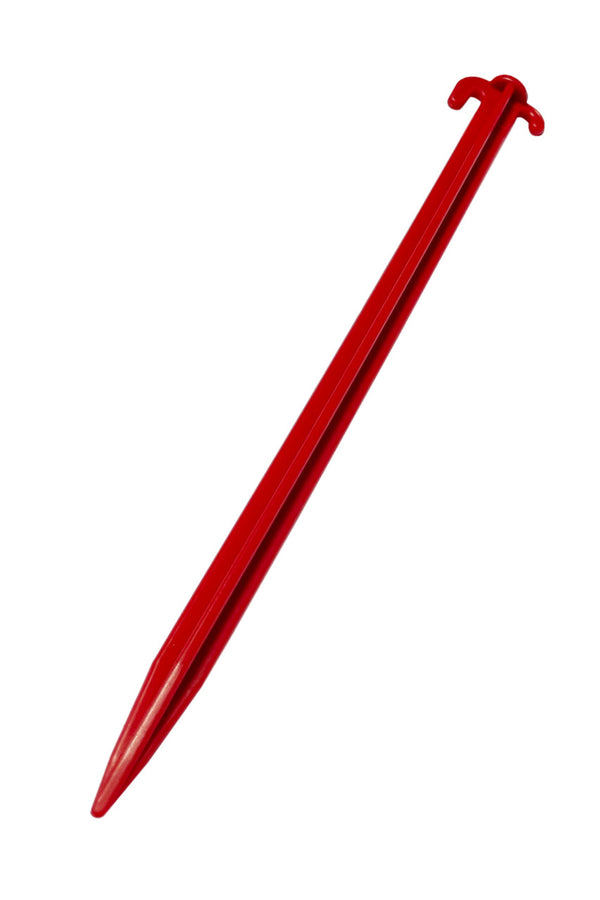 Pack of 6 Extra long 30cm Plastic Tent Pegs