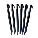 Pack of 6 Extra Long and Strong 30cm Nylon Tent Peg