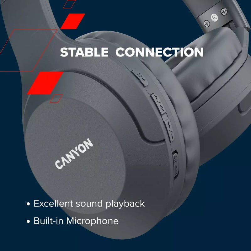 Canyon Wireless Bluetooth Headphones - Black