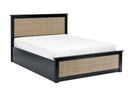 Padstow Ottoman 150Cm King Bed - Black