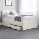 OLIVIA BED WITH UNDERBED AND DRAWERS - SURF WHITE