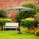 Silver & Stone Parasol Crank & Tilt 2.7m - Beige