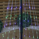 1.8m Light up Twinkle Christmas Maypole Tree with Multi-Coloured LEDs