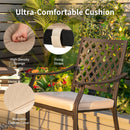 Patio Bar Stools Set of 2 Outdoor Bar Height Chairs