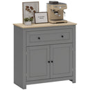 HOMCOM Sideboard Storage Cabinet With Adjustable Shelf, Drawer