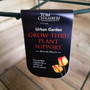 Tom Chambers Urban Dark Green Metal Herbaceous Garden Plant Support Grow Through Medium 50cm X 30cm