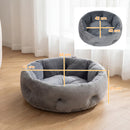 PawHut Cat Bed, Dog Pet Bed for Indoor Cats and Small Dogs