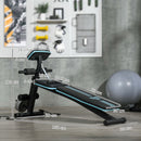 HOMCOM Foldable Dumbbell Bench Weight Training 7 Incline Adjustable, Blue