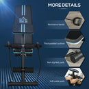 HOMCOM Foldable Dumbbell Bench Weight Training 7 Incline Adjustable, Blue