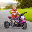 6V Kids Ride-on Motorcycle With Detachable Training Wheels - Blue/Red/Pink