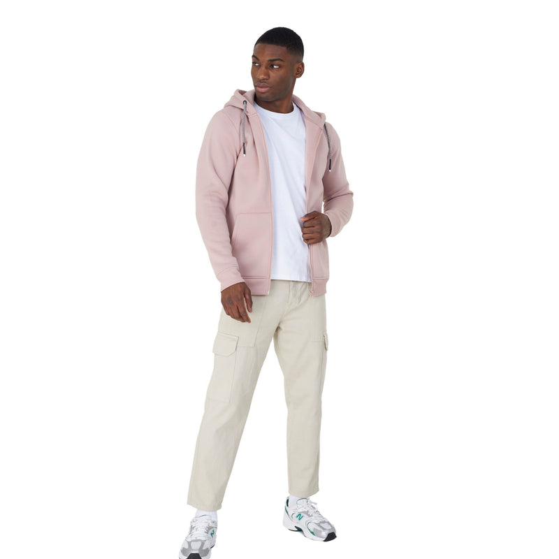 Brave Soul Full Zip Hoodie - Pink