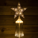 1.8m Light up Christmas Cone Tree with 220 Warm White LEDs and Timer Function