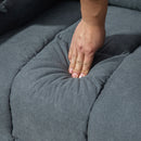 HOMCOM Riser And Recliner Chair W/ Remote, Lift Chair For Elderly, Light Grey