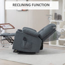 HOMCOM Riser And Recliner Chair W/ Remote, Lift Chair For Elderly, Light Grey