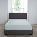 Serene Plain Dyed Fitted Bed Sheet in Duck Egg